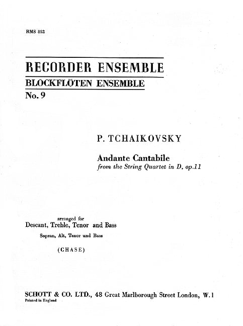 Andante Cantabile op. 11