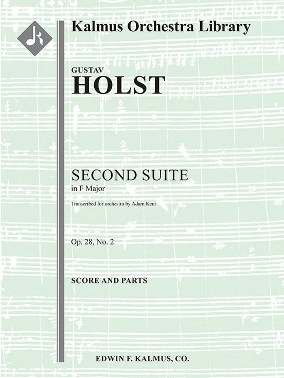 Second Suite in F, Op. 28（スコアとパート譜セット）