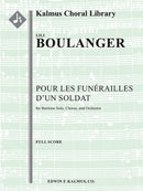 Pour les Funerailles d'un Soldat（スコア）
