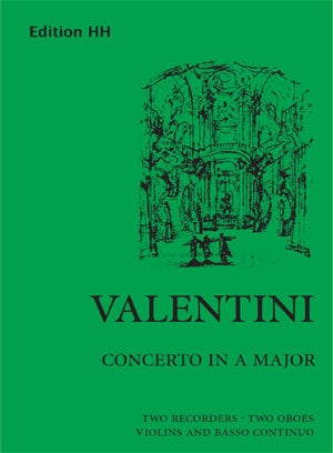 Concerto in A major (basso continuo part)