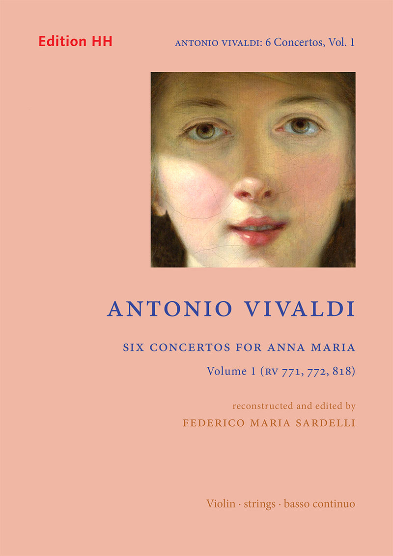 Six concertos for Anna Maria RV 774, 775, 808 Vol. 1 (Score)