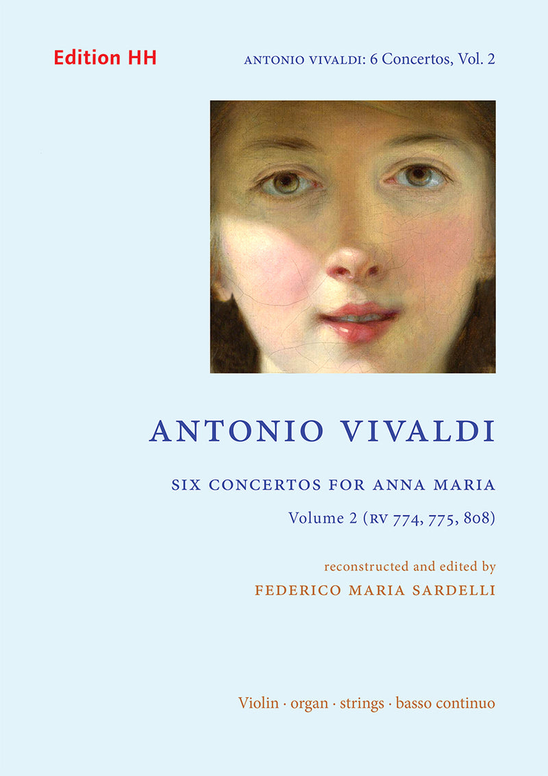 Six concertos for Anna Maria RV 774, 775, 808 Vol. 2 (Set of parts)
