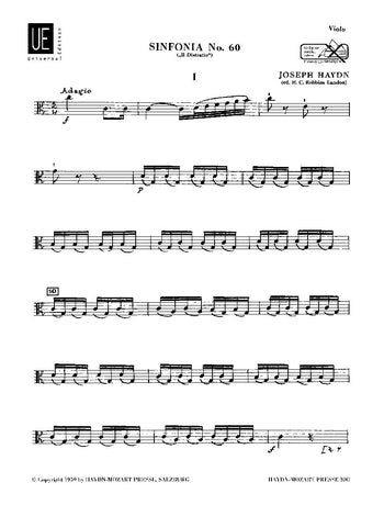Sinfonia Nr. 60  Il Distratto Hob. I:60 (Viola part)