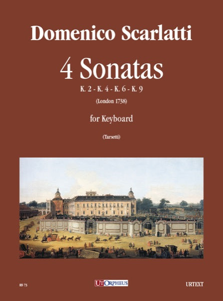 4 Sonate(K. 2,4,6,9) per Clavicembalo (Pianoforte)