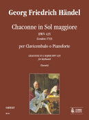 Chaconne in Sol maggiore HWV 435 per Clavicembalo