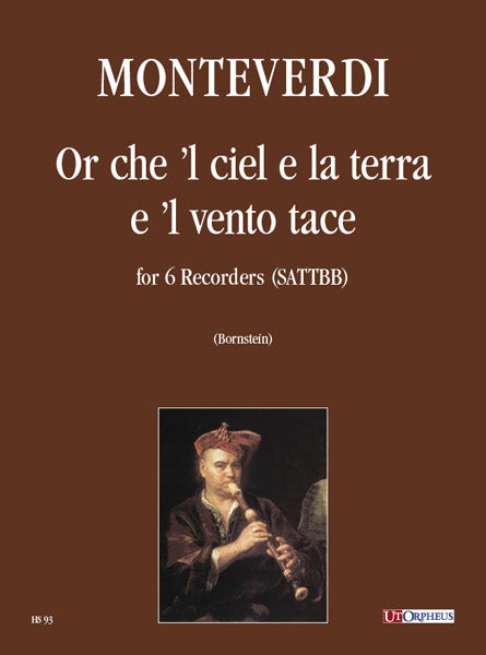 Or che ’l ciel e la terra e ’l vento tace (Score and Parts)