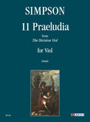 11 Praeludia From Division Viol (Denti)