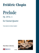 Preludio op. 28 n. 4 per Quartetto di Clarinetti