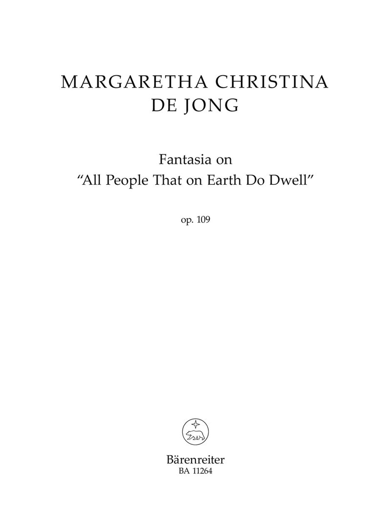 Fantasia on "All People That on Earth Do Dwell", op. 109