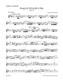 Song for St. Cecilia's Day (Ode for St. Cecilia's Day), HWV 76（Violin 1, Violin 3 part）