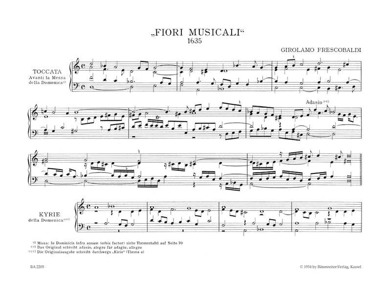 Fiori musicali 1635