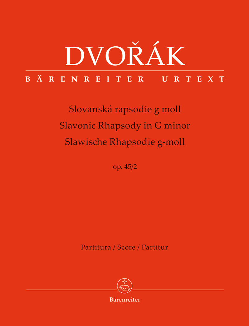 Slavonic Rhapsody G minor op. 45/2 [Score]