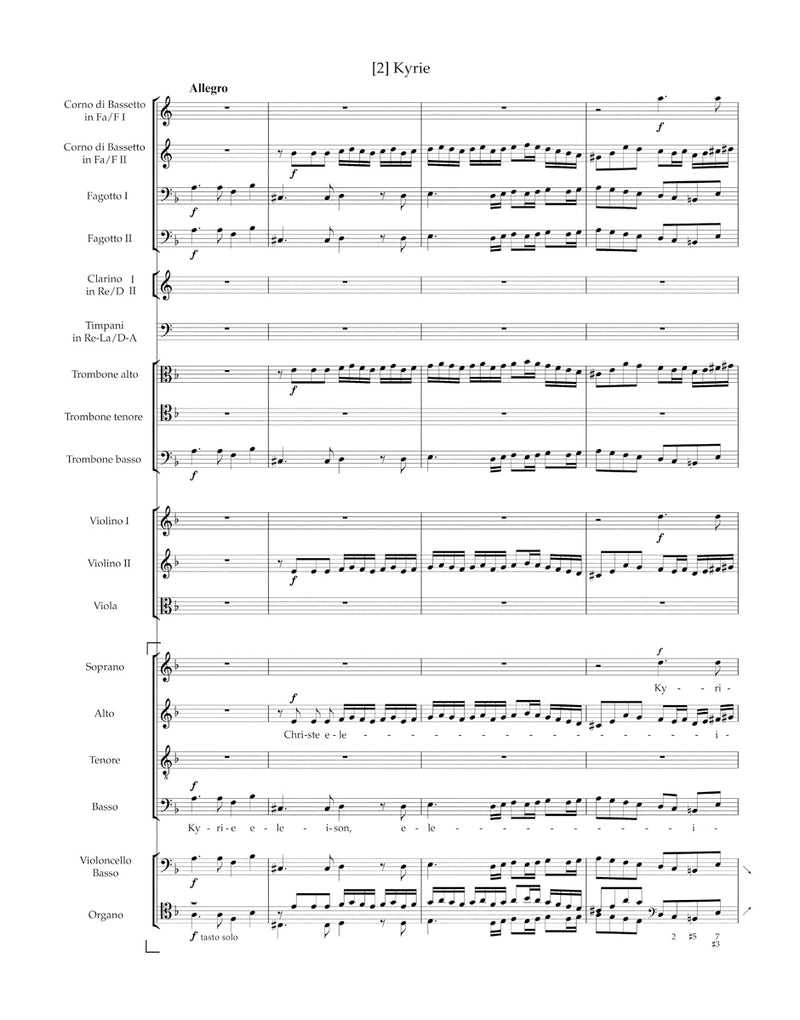 Requiem K. 626, completed and edited by Michael Ostrzyga [Full score]