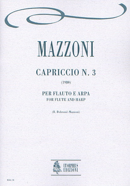 Capriccio N. 3 per Flauto e Arpa (1980)
