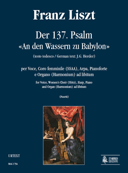 Der 137. Psalm - An den Wassern zu Babylon (Score and Part(s))