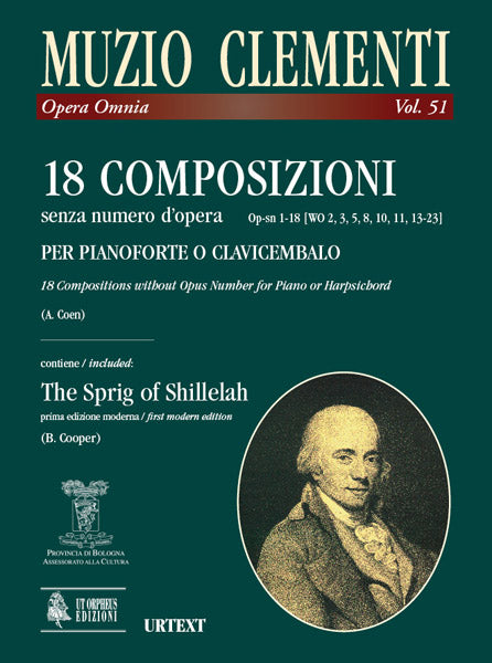 18 Composizioni senza numero d'opera Op-sn 1-18