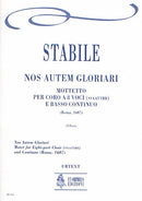 Nos Autem Gloriari. Mottetto