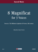 8 Magnificat a 3 voci