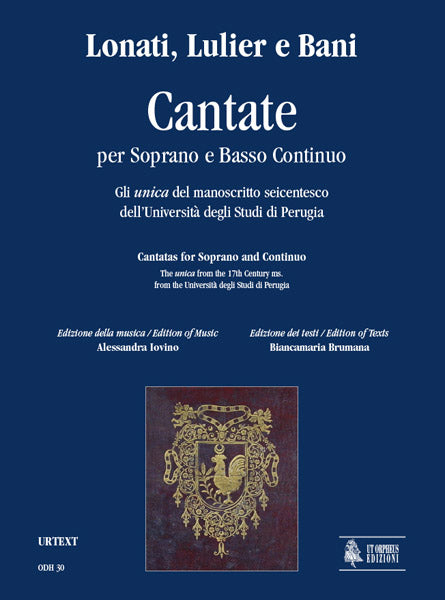 Cantate per Soprano e Basso Continuo