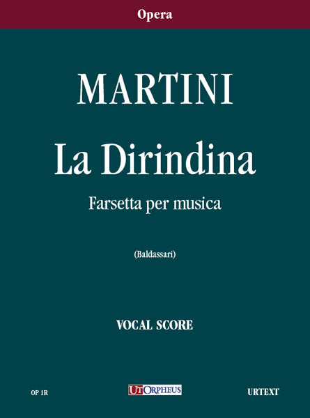 La Dirindina. Farsetta per Musica (Vocal Score)