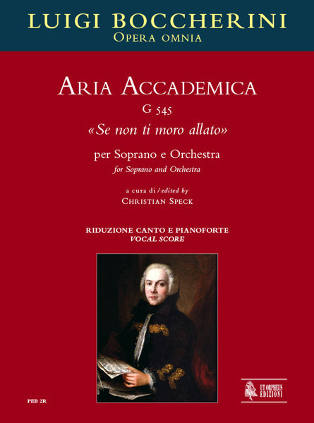 Aria Accademica G 545 Se non ti moro allato (Vocal Score)