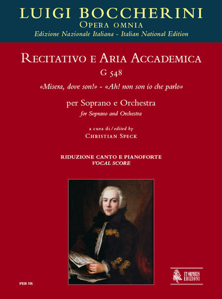 Recitativo e Aria accademica G 548 (Vocal Score)