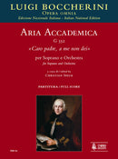 Aria accademica G 552 Caro padre, a me non dei (Score)