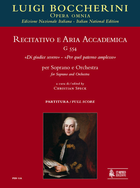 Recitativo e Aria accademica G 554 (Score)