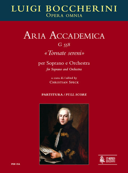 Aria Accademica G 558 Tornate sereni (Score)