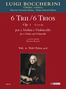 6 Trii Op. 1 (G 77-82) - Vol. 2: Trii Nn. 4-6 (Score)