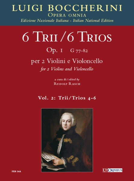 6 Trii Op. 1 (G 77-82) - Vol. 2: Trii Nn. 4-6 (Score)