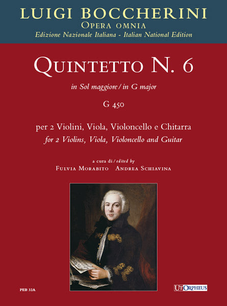 Quintetto N. 6 in Sol maggiore (G 450) (Score)