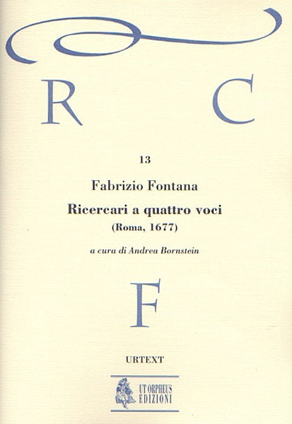 Ricercari a quattro voci (Roma 1677) (Score)
