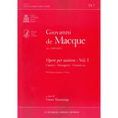 Opere per tastiera, vol. 1: Capricci, Stravaganze, Canzoni, etc.