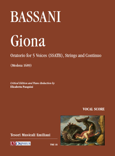 Giona. Oratorio (Vocal Score)