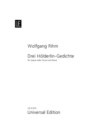 Drei Hölderlin-Gedichte