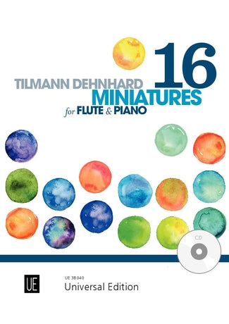 16 Miniatures [flute with CD or piano accompaniment]