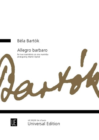 Allegro barbaro [two marimbists on one marimba]