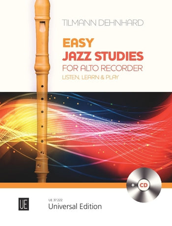 Easy Jazz Studies [alto recorder with CD]