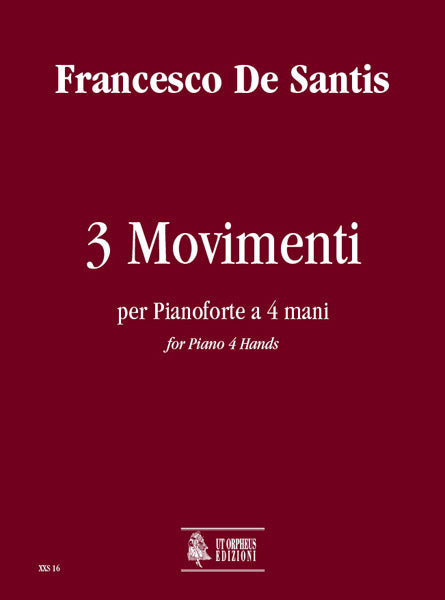 3 Movimenti per Pianoforte a 4 mani