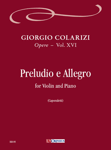 Preludio e Allegro per Violino e Pianoforte